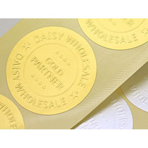 Embossing Gold Label