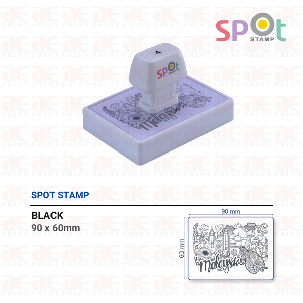 Black Color Spot Stamp | Custom Spot Stamp