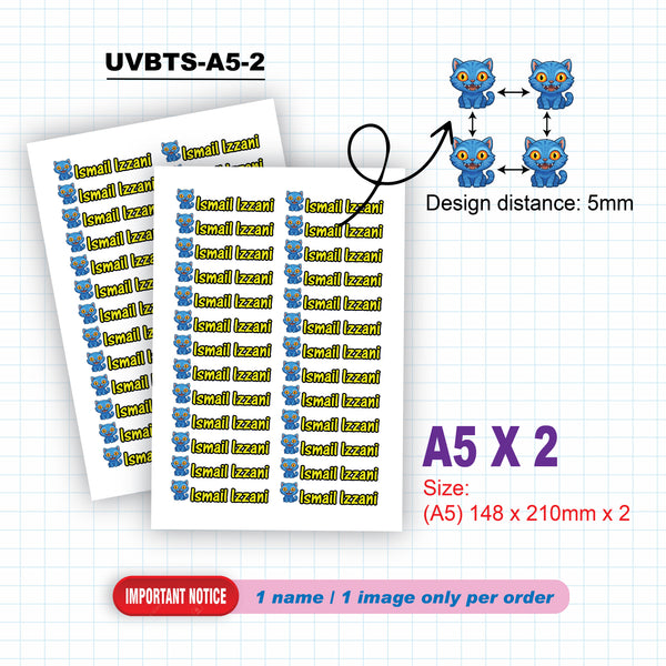 [NEW] Student UV DTF Name Sticker – AE Stamp