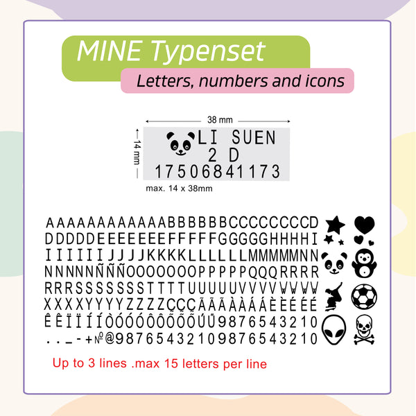 MINE Textile Marker | DIY Stamp