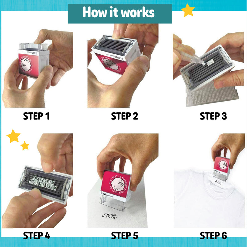 MINE Textile Marker | DIY Stamp