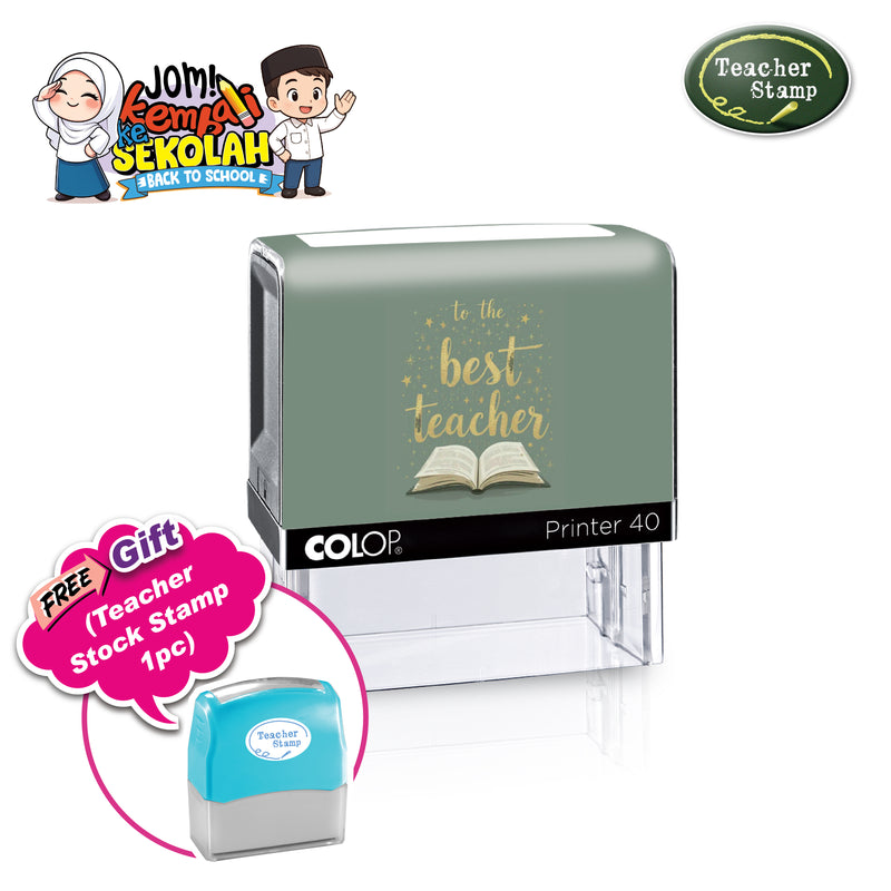 P40 Teacher Stamp | Back-to-School Edition