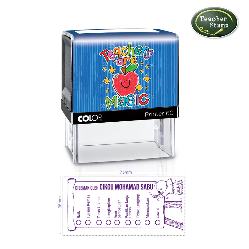 P60 Teacher Stamp | Back-to-School Edition