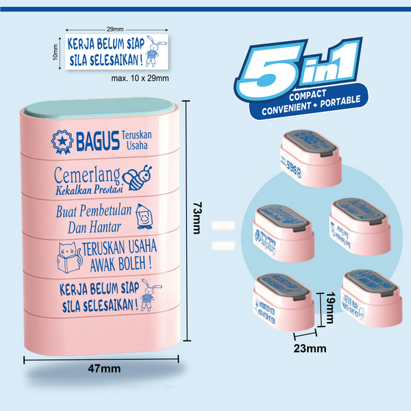 [NEW] 5 in 1 Teacher Stamp