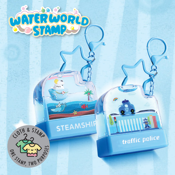 [NEW] Steamship Waterworld Stamp