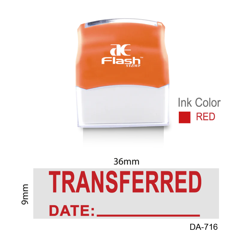 Transferred Date Stamp