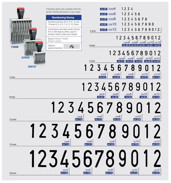 Numbering Stamp