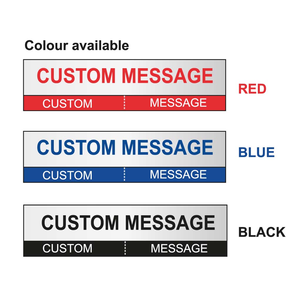 2 Layer Sliding Wall Sign | AE Stamp Malaysia