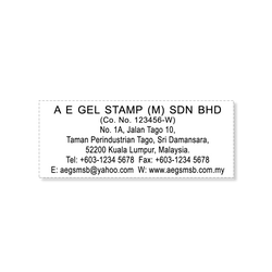 Company Address Stamp | AE Flash