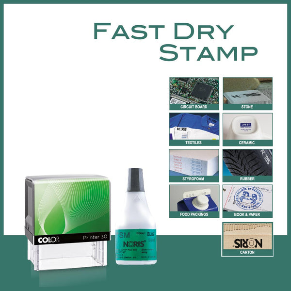 Fast Dry Self Inking Stamp - P30