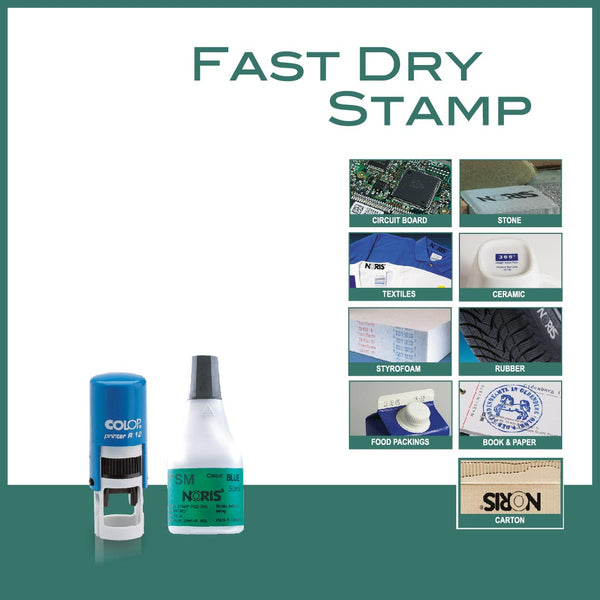 Fast Dry Self Inking Stamp - R12