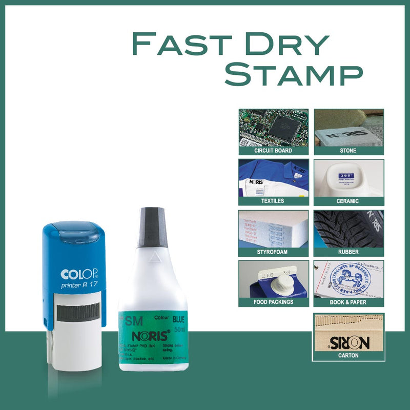 Fast Dry Self Inking Stamp - R17