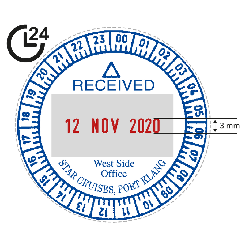 Die-Plate Date Stamp Time + Date Stamps 12-Hour 24-Hour - China Die Plate Date  Stamp, Die Plate Dater