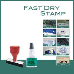 Fast Dry Rubber Stamp - RS2363