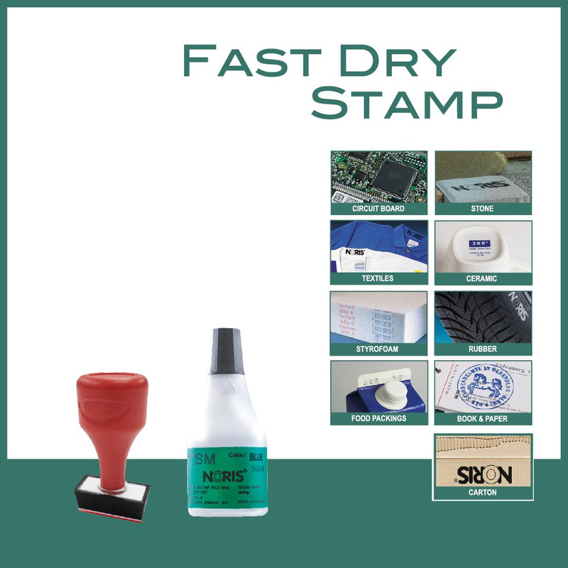 Fast Dry Rubber Stamp - RS830