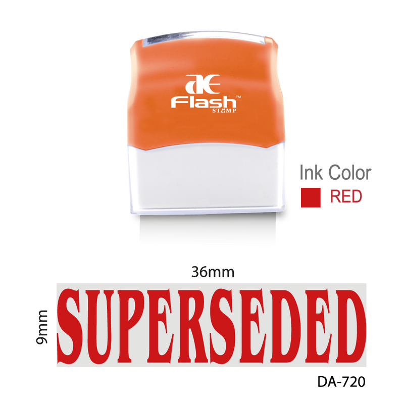 Superseded Stamp | Stock Stamp | AE Stamp