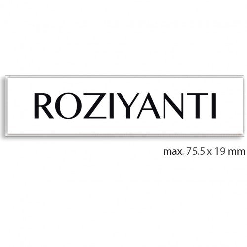 Model: Tag 2 | Engraved Name Tag | AE Stamp