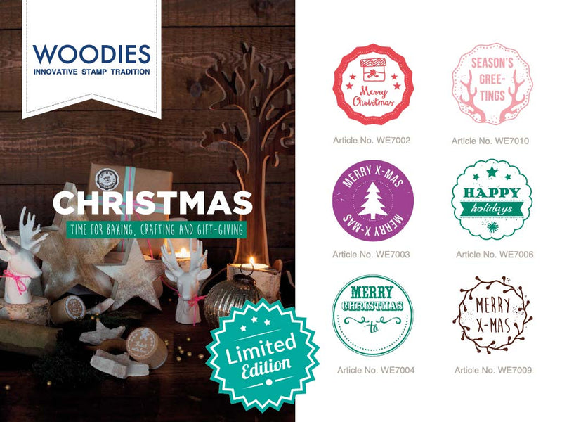 Woodies Christmas Stamp Set | Christmas Collection