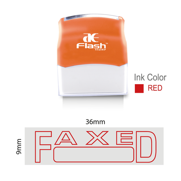 Faxed Stamp | Stock Stamp | AE Stamp
