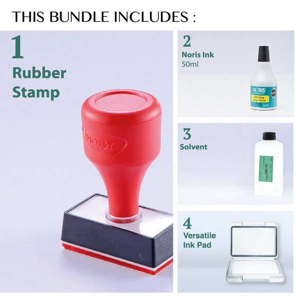 Fast Dry Rubber Stamp - RS1313