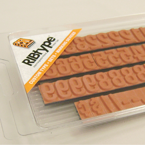 Rubber Rib Type RIBtype | The Rubber Type Printing System | AE Stamp