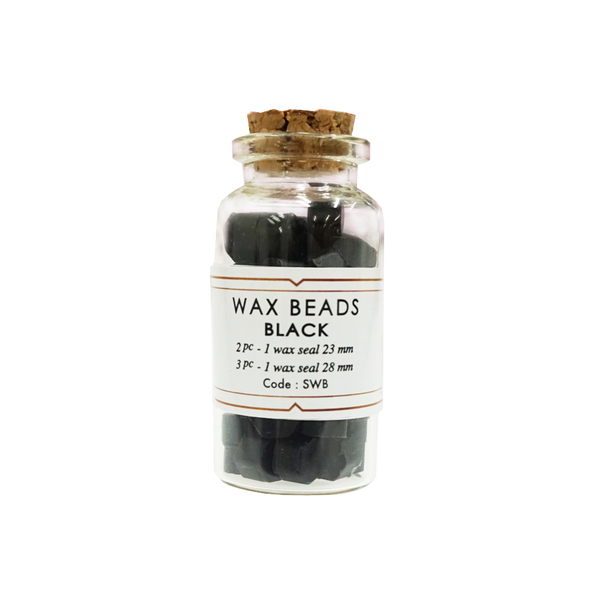Black Wax Beads